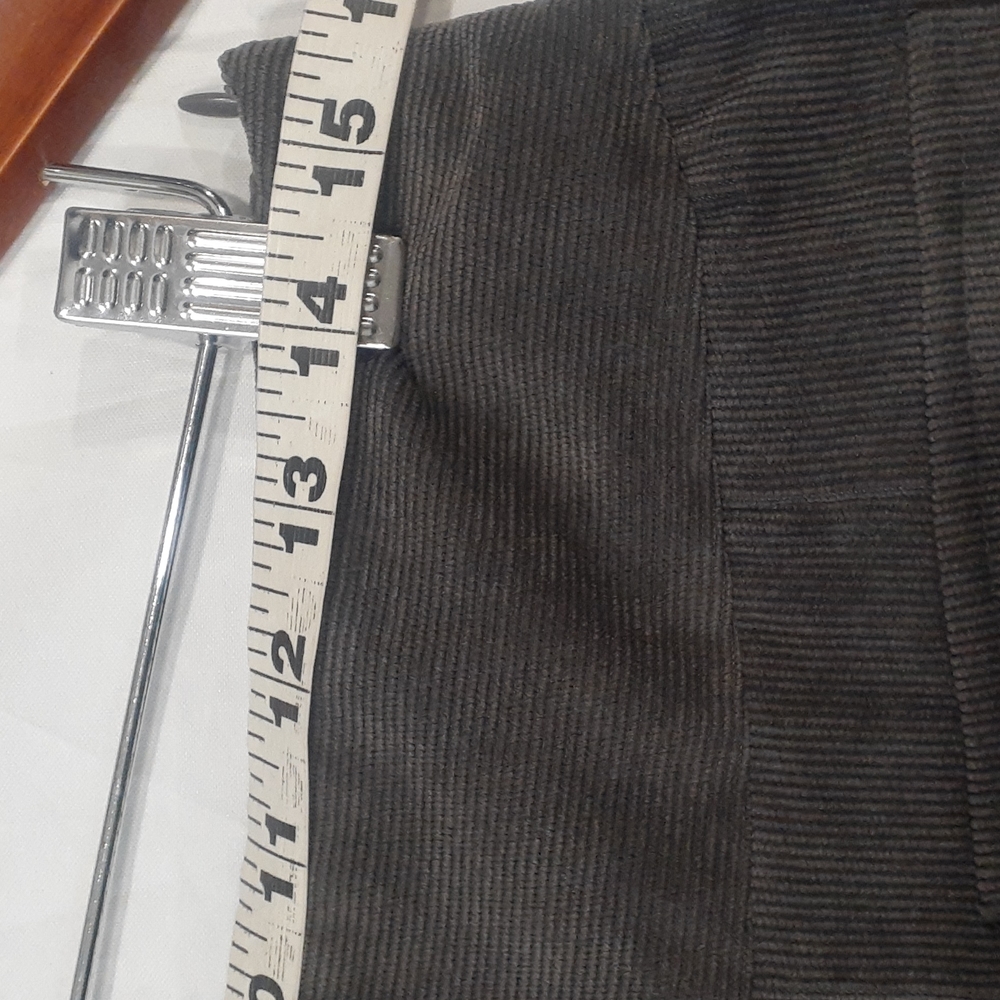Chelsea & Theodore women's grey pleated corduroy micro mini  skirt size … - Picture 6 of 12